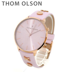 トムオルソン 腕時計 レディース CBTO013 ローズゴールド/ピンク レザー THOM OLSON 正規品 【送料無料（※北海道・沖縄は配送不可）】