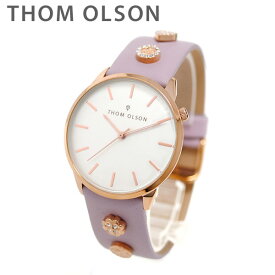 トムオルソン 腕時計 レディース CBTO020 ローズゴールド/ライラック レザー THOM OLSON 正規品 【送料無料（※北海道・沖縄は配送不可）】