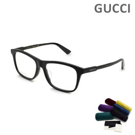 グッチ メガネ 眼鏡 フレーム のみ GG0754OA-001 ブラック アジアンフィット メンズ レディース ユニセックス GUCCI 【送料無料（※北海道・沖縄は配送不可）】