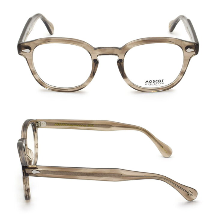 楽天市場】MOSCOT モスコット LEMTOSH LEM-O49240225-01 BROWN ASH 