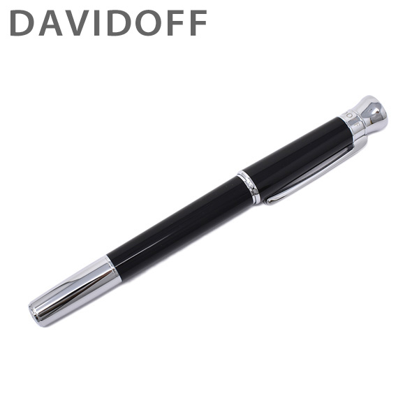 DAVIDOFF ダビドフ ボールペン 20511A ブラック/シルバー 筆記具 文房具【送料無料（※北海道・沖縄は配送不可）】