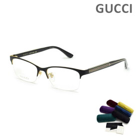 グッチ メガネ 眼鏡 フレーム のみ GG0387OJ-001 ブラック メンズ GUCCI 【送料無料（※北海道・沖縄は配送不可）】
