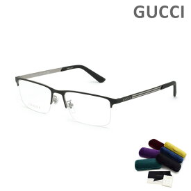 グッチ メガネ 眼鏡 フレーム のみ GG0694O-001 56 ブラック メンズ GUCCI 【送料無料（※北海道・沖縄は配送不可）】