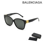 【国内正規品】バレンシアガ サングラス BB0135SA-001 59 ブラック アジアンフィット レディース BALENCIAGA【送料無料（※北海道・沖縄は配送不可）】