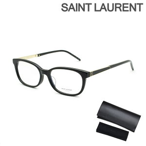 サンローラン メガネ 眼鏡 フレーム のみ SL M74/F 002 ブラック アジアンフィット メンズ レディース ユニセックス SAINT LAURENT【送料無料（※北海道・沖縄は配送不可）】