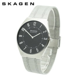【国内正規品】スカーゲン 腕時計 SKW6828 SKAGEN GRENEN ULTRA SLIM メンズ シルバー メッシュ【送料無料（※北海道・沖縄は配送不可）】