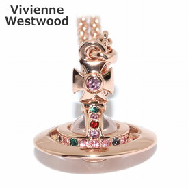Vivienne Westwood （ヴィヴィアンウエストウッド） ペンダント ネックレス 63020098 G002 New Petite Orb Pendant オーブ ピンクゴールド アクセサリー メンズ レディース 【送料無料（※北海道・沖縄は配送不可）】