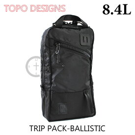 TOPO DESIGNS (トポ デザイン) バッグ TRIP PACK TDTP014BB バックパック タブレット収納 リュック 黒 ブラック バリスティックナイロン メンズ レディース 【送料無料（※北海道・沖縄は配送不可）】