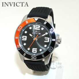 インビクタ 腕時計 INVICTA 時計 21853 Pro Diver プロダイバー ブラック/シルバー/オレンジ ブレス メンズ インヴィクタ 【送料無料（※北海道・沖縄は配送不可）】