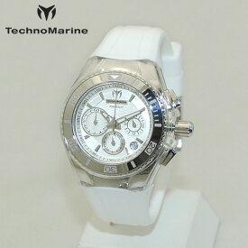 TechnoMarine テクノマリーン 腕時計 TM115038 CRUISE ORIGINAL シルバー/ホワイト ラバー ウォッチ テクノマリン 時計 【送料無料（※北海道・沖縄は配送不可）】