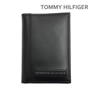 トミーヒルフィガー 名刺入れ 31TL20X026 001 ブラック カードケース メンズ TOMMY HILFIGER【送料無料(※北海道・沖縄は配送不可)】