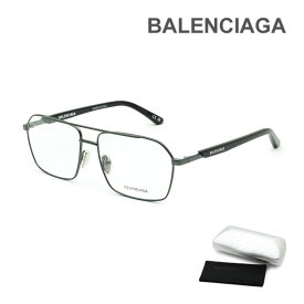 【国内正規品】バレンシアガ メガネ 眼鏡 フレーム のみ BB0248O-003 グレー ノーズパッド メンズ BALENCIAGA【送料無料（※北海道・沖縄は配送不可）】