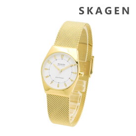 【国内正規品】スカーゲン 腕時計 SKW3077 SKAGEN GRENEN LILLE SOLAR POWERED レディース ゴールド メッシュ【送料無料（※北海道・沖縄は配送不可）】