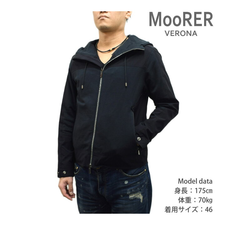 楽天市場】23SS ムーレー パーカー メンズ ISOZAKI-KNF DARK BLU  