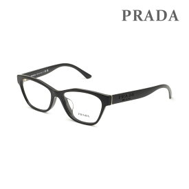 プラダ メガネフレーム のみ PR03WVF 1AB1O1 53 ブラック アジアンフィット レディース 眼鏡 PRADA VPR 03W-F【送料無料（※北海道・沖縄は配送不可）】