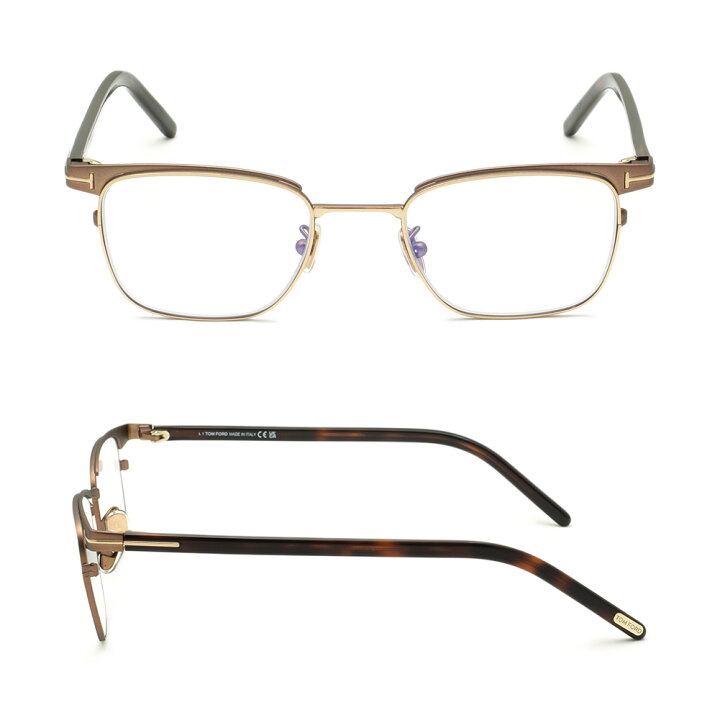 楽天市場】トムフォード メガネ 伊達眼鏡 フレーム FT5854-D-B/V 048  