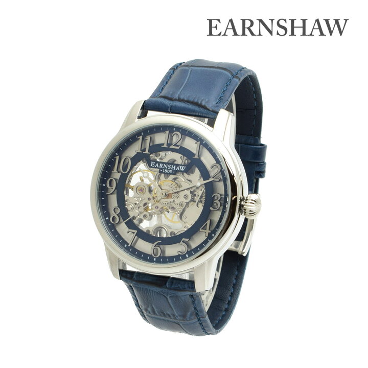楽天市場】EARNSHAW アーンショウ 時計 腕時計 ES-8062-05 レザー 