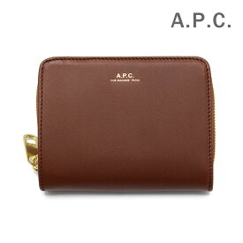 アーペーセー 財布 A.P.C. PXAWV F63029 CAD ブラウン 二つ折り財布 小銭入れあり レディース【送料無料（※北海道・沖縄は配送不可）】