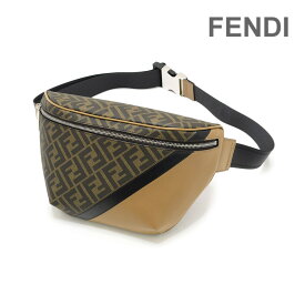 フェンディ ベルトバッグ 7VA562-AJF8-F1EGA ブラウン系 メンズ ボディバッグ ポーチ FENDI FF BELT BAG【送料無料（※北海道・沖縄は配送不可）】