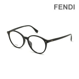 FENDI フェンディ メガネ フレーム FF 0365/F 807 52 ブラック アジアンフィット レディース【送料無料（※北海道・沖縄は配送不可）】