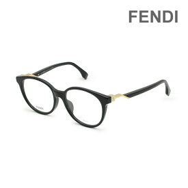 FENDI フェンディ メガネ フレーム FF 0202/F 807 51 ブラック アジアンフィット レディース【送料無料（※北海道・沖縄は配送不可）】