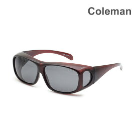 コールマン オーバーグラス サングラス CO3012-3 クリアワイン/スモーク 偏光レンズ UVカット メンズ レディース Coleman