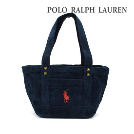 ポロ ラルフローレン ミニ トートバッグ 2AR098-BCV ネイビー コーデュロイ ジュニア メンズ レディース POLO RALPH LAUREN【送料無料（※北海道・沖縄は配送不可）】