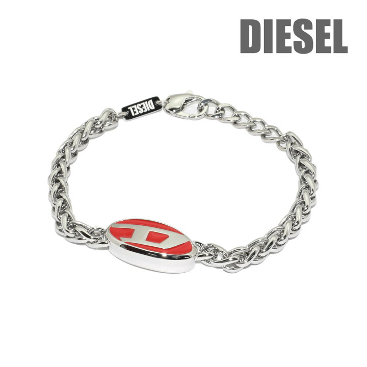 楽天市場】ディーゼル ブレスレット DX1445040 シルバー/レッド DIESEL 