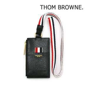 �g���u���E�� �J�[�h�P�[�X MAW305A 00198 001 �u���b�N ZIPPER CARD WALLET W �����Y THOM BROWNE�y���������i���k�C���E����͔z���s�j�z
