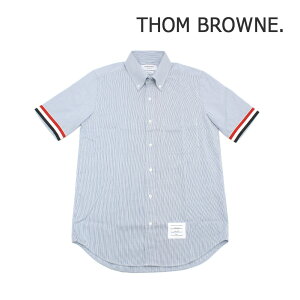 �g���u���E�� �����V���c MWS252A 06272 415 �l�C�r�[ �X�g���C�v �{�^���_�E�� THOM BROWNE �����Y�y���������i���k�C���E����͔z���s�j�z
