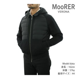 2025秋冬 MOORER ムーレー ダウンジャケット VERUCCI-S3F NERO ブラック メンズ ブルゾン【送料無料（※北海道・沖縄は配送不可）】