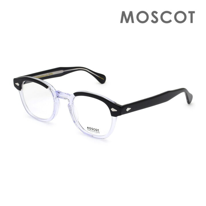 楽天市場】MOSCOT モスコット LEMTOSH LEM020149AC01 BLACK CRYSTAL  