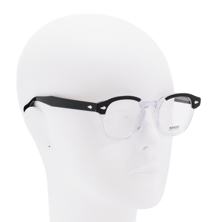 楽天市場】MOSCOT モスコット LEMTOSH LEM020149AC01 BLACK CRYSTAL 