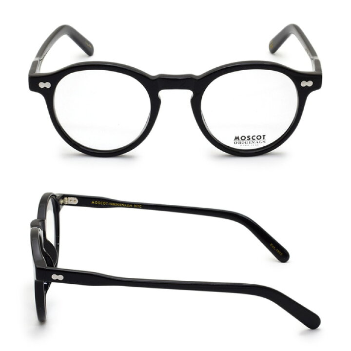 楽天市場】MOSCOT モスコット MILTZEN MIL-O46220200-01 BLACK サイズ 