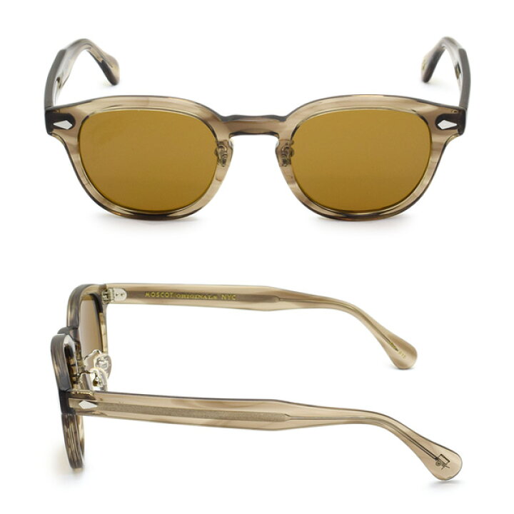 楽天市場】MOSCOT モスコット LEMTOSH SUN MP LEMA-S49240225-03 BROWN 