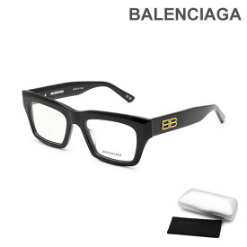 【国内正規品】バレンシアガ メガネ 眼鏡 フレーム のみ BB0240O 001 ブラック スマート メンズ レディース ユニセックス BALENCIAGA【送料無料（※北海道・沖縄は1,000円）】