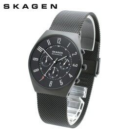 【国内正規品】スカーゲン 腕時計 SKW6822 SKAGEN GRENEN メンズ ミッドナイト メッシュ クロノグラフ【送料無料（※北海道・沖縄は1,000円）】