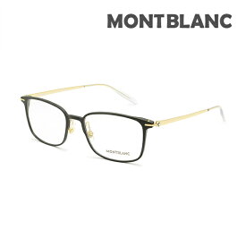 【国内正規品】モンブラン メガネ 眼鏡 フレーム のみ MB0196OK-002 53 ブラック/ゴールド ノーズパッド メンズ MONTBLANC【送料無料（※北海道・沖縄は1,000円）】