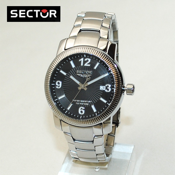 SECTOR （セクター） 腕時計 R3253139025 ブレス ブラック/シルバー メンズ 時計 ウォッチ  【送料無料（※北海道・沖縄は1,000円）】 | タイムクラブ