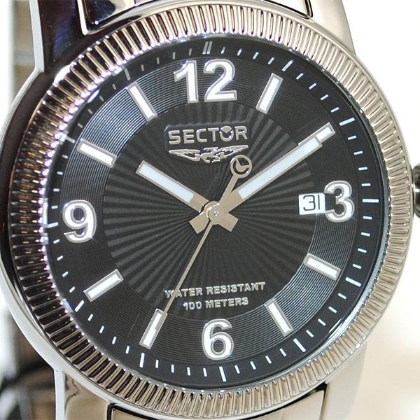 SECTOR （セクター） 腕時計 R3253139025 ブレス ブラック/シルバー メンズ 時計 ウォッチ  【送料無料（※北海道・沖縄は1,000円）】 | タイムクラブ