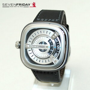 �݌ɏ��� SEVEN FRIDAY �i�Z�u���t���C�f�[�j ���v �r���v SFM1/01 �V���o�[/�u���b�N ���U�[ �������� M-SERIES �y���������i���k�C���E�����1,000�~�j�z