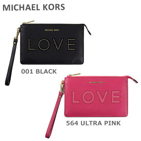 マイケルコース クラッチバッグ MICHAEL KORS 32H7GFDW2O 001 BLACK 564 ULTRA PINK レディース ポーチ ポシェット バッグ 【送料無料（※北海道・沖縄は1,000円）】 [MKBSI]