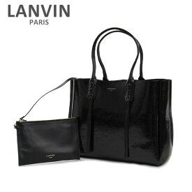 LANVIN PARIS （ランバン パリス） Shopper Tote Bag トートバッグ LW-BGESS2-MINF-E17 10 BLACK レディース ショルダーバッグ 【送料無料（※北海道・沖縄は1,000円）】