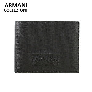 A}[j z ARMANI COLLEZIONI YAM007 YCF64 80001 ܂ BLACK  Y RbcH[j PORTAFOGLIO VIT.STAMPATI U[ yikCE1,000~jz