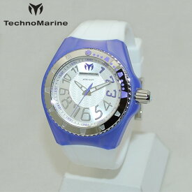 TechnoMarine テクノマリーン 腕時計 TM115223 CRUISE ORIGINAL パープル/シルバー/ホワイト ラバー ウォッチ テクノマリン 時計 【送料無料（※北海道・沖縄は1,000円）】