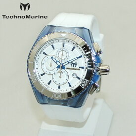 TechnoMarine テクノマリーン 腕時計 TM115052 CRUISE ORIGINAL ブルー/シルバー/ホワイト ラバー ウォッチ テクノマリン 時計 【送料無料（※北海道・沖縄は1,000円）】