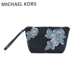 在庫処分 マイケルコース バッグ MICHAEL KORS ポーチ 32S7SDNF2C 466 INDIGO DENIM デニム レディース 【送料無料（※北海道・沖縄は1,000円）】