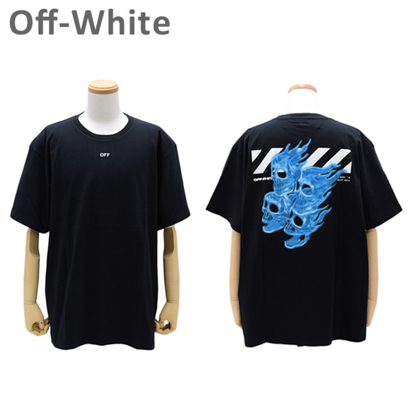 オフホワイト Tシャツ ブラック DIAG SKULLS S/ S OVER TEE OMAA038 S19 1850171088 Off-White  【送料無料（※北海道・沖縄は1,000円）】 | タイムクラブ