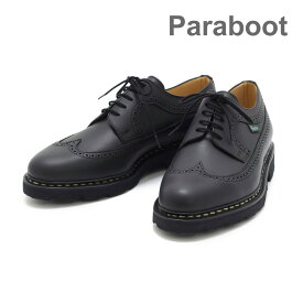 パラブーツ ウイングチップ ブラック 200717 Paraboot ALBY/MARCHE Noire-lis Noir Ink メンズ シューズ 靴 2007-17【送料無料（※北海道・沖縄は1,000円）】