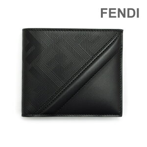 tFfB ܂z 7M0169-AP1T-F0GXN ubN Y EHbg FENDI CLASSIC BILFOLD FF DIAGONALyikCE1,000~jz